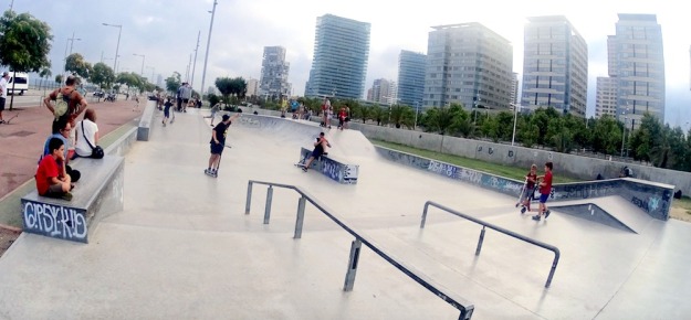 best top places spots for skate skating skateboarding in barcelona forum skatepark